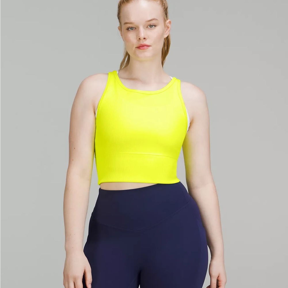 Power Pivot Ribbed Tank Top